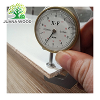 JUANA 15mm 18mm Contreplaqué de mélamine blanc pour coffrage de qualité marine Panneau laminé 1 an peuplier moderne pour salon hôtel