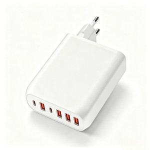 Multiple ports USB C Wall Charger PD Fast Charging EU <b>Plug</b> PC Material Overcurrent Protection 65W Type c - Product Image 2