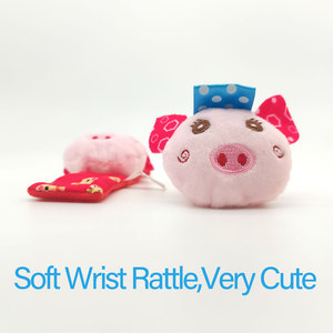 Ensemble de hochets pour poignets et chaussettes 4 en 1 pour bébé, hochets de <span class=keywords><strong>cheville</strong></span> en peluche et doux pour bébé. - Product Image 6