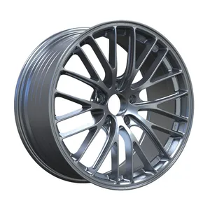 CX-DQ016-FF 5x120 14 15 16 18 19 22 inches alloy car red rims passenger flow form alloy wheels for car