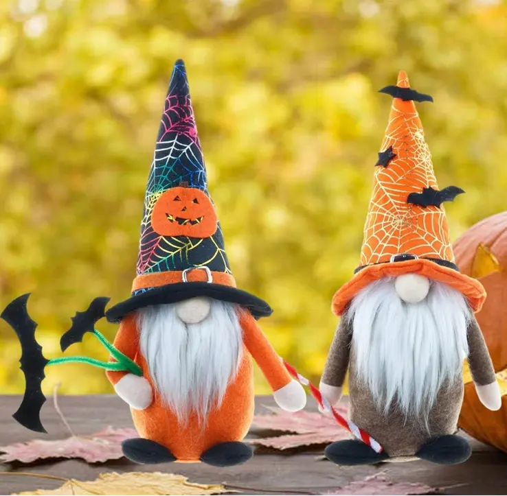 Vente chaude Belle Halloween Gnome Décoration Halloween Home Decor pour Cadeaux