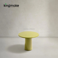 Ensemble de meubles d'extérieur modernes en gros, table d'appoint en ciment couleur personnalisée pour canapé d'extérieur, table basse pour hôtel et bord de piscine