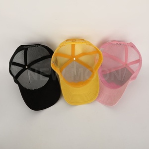 Casquette en maille avec logo brodé personnalisé, casquette de camionneur unisexe avec logo brodé personnalisé, casquette de baseball en coton à 5 panneaux avec étiquette privée - Product Image 6