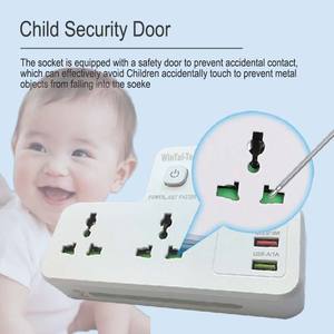 Wintai-Tech China Hersteller 2-fach Steckdosenleiste 2 USB 1 PD Steckdosenleiste mit Schalter Steckdosenadapter - Product Image 4