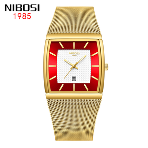 Prezzo all'ingrosso-NIBOSI 2376 orologio al quarzo orologi da uomo di lusso orologi da polso orologi da polso in acciaio impermeabile orologio maschile - Product Image 2