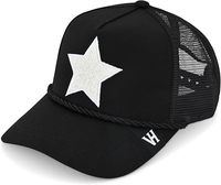 Gorra Trucker Deportiva de Malla con Parche de Toalla y Cuerda, Visera Curva, Parte Trasera de Malla, Cierre Snapback, Estilo Hip Hop Streetwear, Logotipo Personalizado, Unisex, Ajustable
