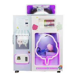 Distributeur automatique de barbe à papa commercial entièrement automatique, machine à guimauves colorées, équipement de vente libre-service sans personnel - Product Image 5
