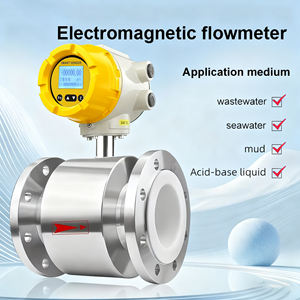 デジタル水液体廃水測定流量計4-20ma Rs485パルス出力ステンレス鋼Dn50電磁流量計 - Product Image 1