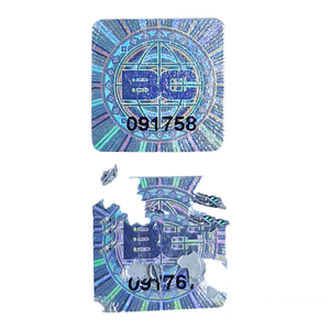 Özel yumurta kabuğu etiket Hologram sahteciliğe karşı yumurta kabuğu etiket yıkılabilir vinil çıkartmalar - Product Image 3