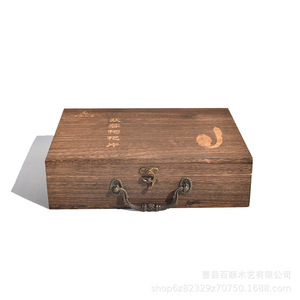 Caja de madera con forro para almacenamiento de botellas de miel, caja de regalo rectangular hecha a mano para uso artesanal, 6 pulgadas de alto - Product Image 5