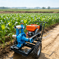 Pompe à eau à flux mixte entraînée par un moteur diesel de gros calibre pour l'irrigation agricole et la lutte contre les inondations (vente en gros)