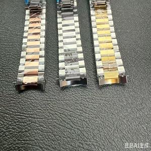 <span class=keywords><strong>Bracelet</strong></span> de <span class=keywords><strong>montre</strong></span> en métal 904L, extrémité incurvée de 19mm, en acier inoxydable massif, <span class=keywords><strong>Bracelet</strong></span> de <span class=keywords><strong>montre</strong></span> <span class=keywords><strong>President</strong></span> pour <span class=keywords><strong>bracelet</strong></span> omega Haima 150 220 - Product Image 5
