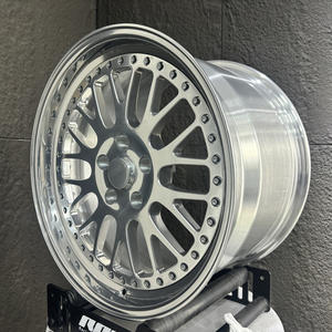 Jantes forgées Roc Custom Classic Mesh Spoke 17 18 19 pouces, finition argent poli, 2 pièces, pour Ford Mustang BMW M3 <span class=keywords><strong>Corvette</strong></span> - Product Image 3