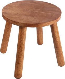 <span class=keywords><strong>Tabouret</strong></span> confortable en <span class=keywords><strong>bois</strong></span> massif de 11,8 pouces de hauteur, support pour plantes, meuble moderne et simple pour la cuisine, la salle de bain, le salon, la chambre à coucher - Product Image 1