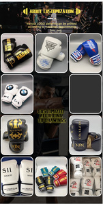 Guantes de Boxeo Personalizados con Logotipo, de Cuero PU, Suaves, Cómodos y Protectores para <span class=keywords><strong>Entrenamiento</strong></span> en Gimnasio, <span class=keywords><strong>Kick</strong></span> <span class=keywords><strong>Boxing</strong></span>, Muay Thai, para Todas las Edades - Product Image 6