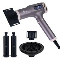 Secador de Pelo Iónico Ligero de 379 g para Salón, Motor sin Escobillas de >110 000 RPM, Bajo Nivel de Ruido, Silencioso, Profesional, 2300 W