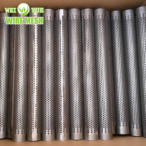 Tubo de Metal Perfurado de Aço Inoxidável Personalizado de Alta Qualidade 20MM 30MM 50MM para Filtro de Escape - Product Image 6