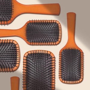 Cepillos de Peine de madera natural respetuosos con el medio ambiente personalizados <span class=keywords><strong>para</strong></span> el uso del cabello <span class=keywords><strong>fino</strong></span> <span class=keywords><strong>y</strong></span> recto grueso <span class=keywords><strong>y</strong></span> <span class=keywords><strong>rizado</strong></span> <span class=keywords><strong>para</strong></span> el hogar - Product Image 4