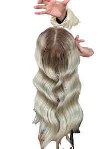 SHY Salon de coiffure professionnel personnalisé Mini perruques de cheveux humains 5*5 Lace Front 8*8 Toppers pour les femmes qui perdent des cheveux - Product Image 2