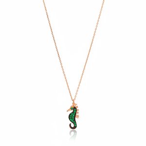 Seahorse Charm <b>Pendant</b> Turkish Wholesale 925 Sterling Silver <b>Pendant</b> Handmade Fashionable and Elegant Jewelry - Product Image 2