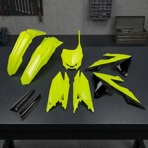 XFUN 2019-2025 per RMZ 250 Kit Completo in Plastica Giallo Fluorescente Modello SUKIT418FDFLU-4228 Accessori per Moto - Product Image 2