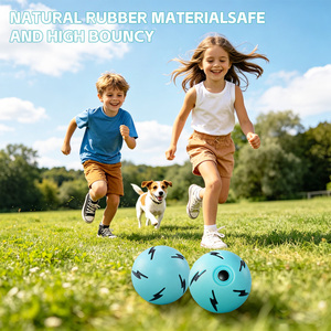 Ballon anti-stress super rebondissant, design éclatant, pour enfants de tous âges, jeu d'extérieur, cadeau, jouet, prix de la boîte au trésor - Product Image 1
