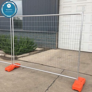 Cerrado placa de acero temperatura cerca de pies/caliente de metal galvanizado cercas piscina panel/valla de hierro control de muchedumbre barricadas - Product Image 2