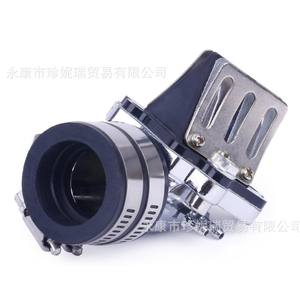 ท่อไอดีแบบดัดแปลง Jog50 อะลูมิเนียมขัดเงา สำหรับเชื่อมต่อคาร์บูเรเตอร์สกู๊ตเตอร์ ชิ้นส่วนทดแทนด้านบน - Product Image 3