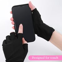 Protection professionnelle pour manucure Nail Art soins de la peau gant sans doigts protéger les gants de Protection Anti UV pour lampe à ongles Gel