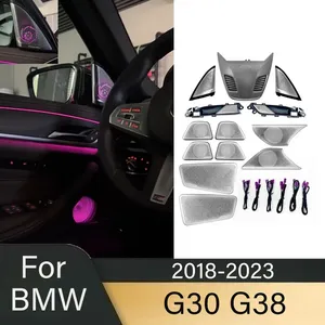 Kits de décoration intérieure automobile pour haut-parleurs stéréo avec éclairage LED pour notes moyennes à hautes, pour Série 5 G30 G38 - Product Image 1