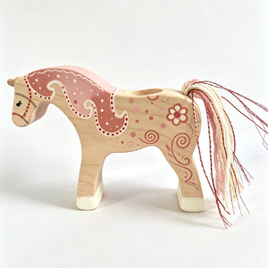 <span class=keywords><strong>Sculture</strong></span> <span class=keywords><strong>in</strong></span> <span class=keywords><strong>Legno</strong></span> <span class=keywords><strong>Personalizzate</strong></span>, Statuette di Cavalli Marroni Fatte a Mano per Decorazione Tavolo - Product Image 4