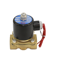 Matériel en laiton DC12V/24V AC110V/220V électrovanne hydraulique eau/Air électrique 3/4 pouces bidirectionnelle pour eau/huile