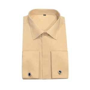 <span class=keywords><strong>Chemise</strong></span> de luxe pour homme à poignets mousquetaires, <span class=keywords><strong>blanche</strong></span>, coupe ajustée, boutons cachés, pour soirée, smoking, mariage, affaires - Product Image 3