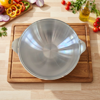 Poêle de cuisson multifonctionnelle en aluminium moulé sous pression antiadhésive de haute qualité 40 cm avec couvercle, modèle 2026