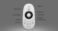 FUT007 Miboxer Milight 2.4GHz 4 Zones RF CCT Contrôleur de Bande LED à Distance Monocouleur