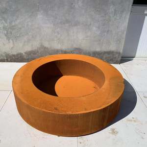 Outdoor Smokeless Fireplace <b>Fire</b> <b>Pit</b> Corten with Wood Burning Stand Metal Garden Supplies - Product Image 4