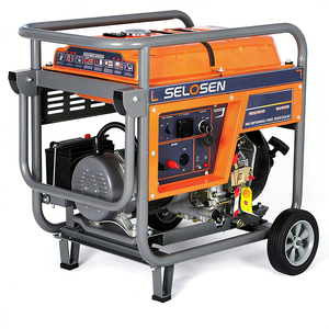 เครื่องกำเนิดไฟฟ้าแบบ6.5kW เฟสเดียว3kW สามเฟสเดียว50/60Hz เครื่องกำเนิดไฟฟ้าจาก5.5kW 5kW 4kW - Product Image 1