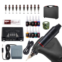 Produit Populaire Machine à Stylo de Tatouage Batterie Kit Complet de Machine Rotative