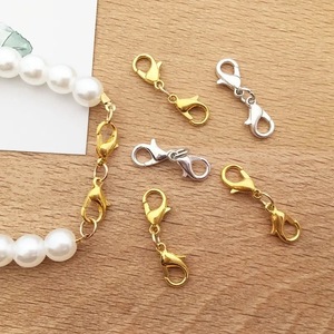 Chiusura a Moschettone in Metallo con Doppia Apertura, Connettore per Collane ed Estensioni per Bracciali, per Creazione di Gioielli Fai-da-Te - Product Image 4