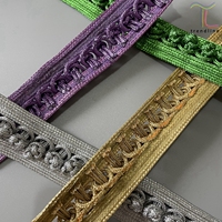 Boutons à nœud chinois multicolores faits à la main pour robes Cheongsam, vendus au mètre