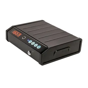 Gun Safe Box Biometric Fingerprint Smart Lock Portable Smart Gun Safe Box For Home Gun Safe Box Electronic Deposit Safe
