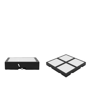 Dalles de sol interactives en plastique à LED, panneaux lumineux de jeu sensibles à la pression pour intérieur, maison, aire de jeux, parcs d'aventure - Product Image 4