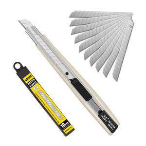 Coltelli retrattili con manico in ABS in lega di alluminio per impieghi gravosi coltello multiuso per taglierina con lama a scatto da 9mm - Product Image 4