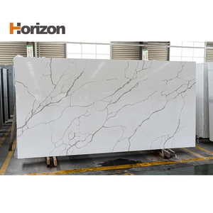 Vật liệu trang trí đá thạch anh bề mặt nhân tạo mài dũa đánh bóng <span class=keywords><strong>Faux</strong></span> Trắng calacatta tấm thạch anh cho Dự Án Xây Dựng - Product Image 3