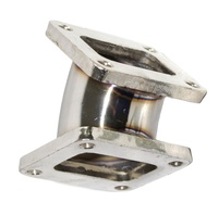 US trasporto libero 45 gradi SS Tu * bo adattatore di conversione flangia caricabatterie T4-4 bullone per T4-4 bulloni flangia