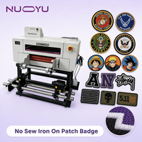 Nouvelle imprimante UV DTF pour patchs thermocollants 30 cm à tête unique, machine de transfert de badges sans couture, mode contour de bord, CE RoHS, encre UV, garantie 1 an