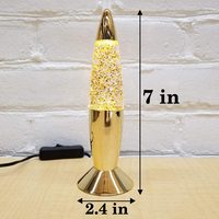 Lampe de nuit liquide RGB dynamique, transformez votre chambre, lampe à paillettes de lave à changement de couleur LED avec batterie