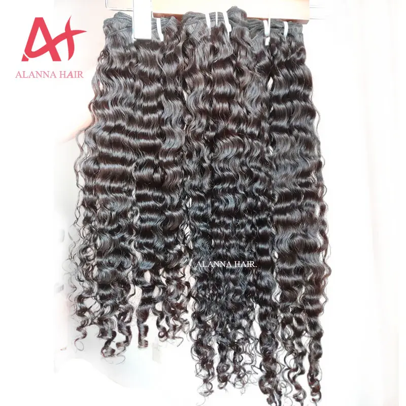 100% Unprocessed Virgin Hair Wholesale Burmese Curly Hair Bundles Raw Burmese Curly 10"-30" Natural Color With Factory Price