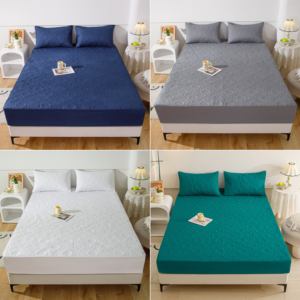 כיסוי מזרן עמיד למים להתאמה אישית זמין במגוון גודל וצבע מזרן כיסוי מגן מצויד גיליון - Product Image 3