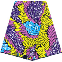Kain Ankara Cetak Lilin Afrika 100% Katun Organik, Pola Batik untuk Gaun, Tas, Pakaian - Anti-statis Anti-Sobek untuk Anak Laki-laki